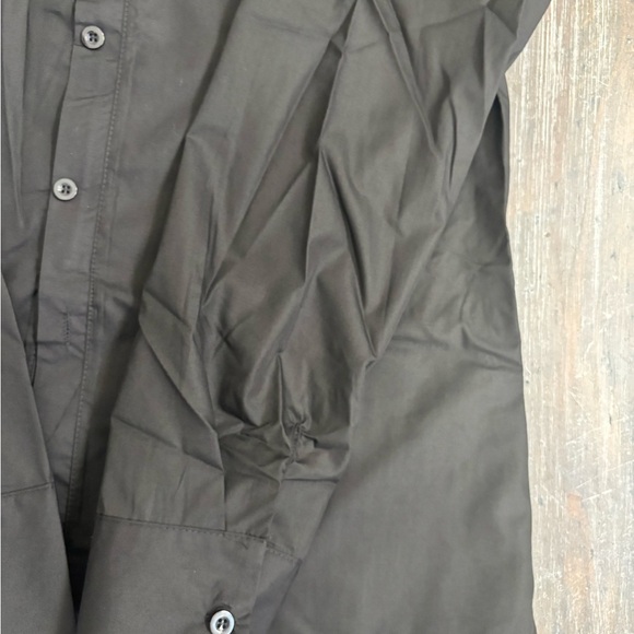 NWOT Black and White Large Classic Black Button-Up/Zipper 2 Shirt Bundle Large - Picture 3 of 7